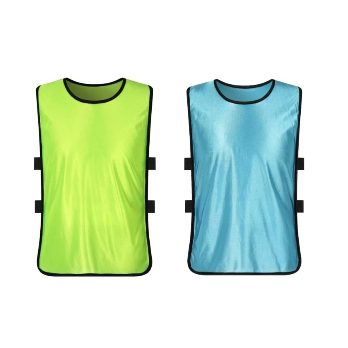 Chalecos de fútbol y baloncesto para adultos en pack de 12 petos de poliéster talla XL 8