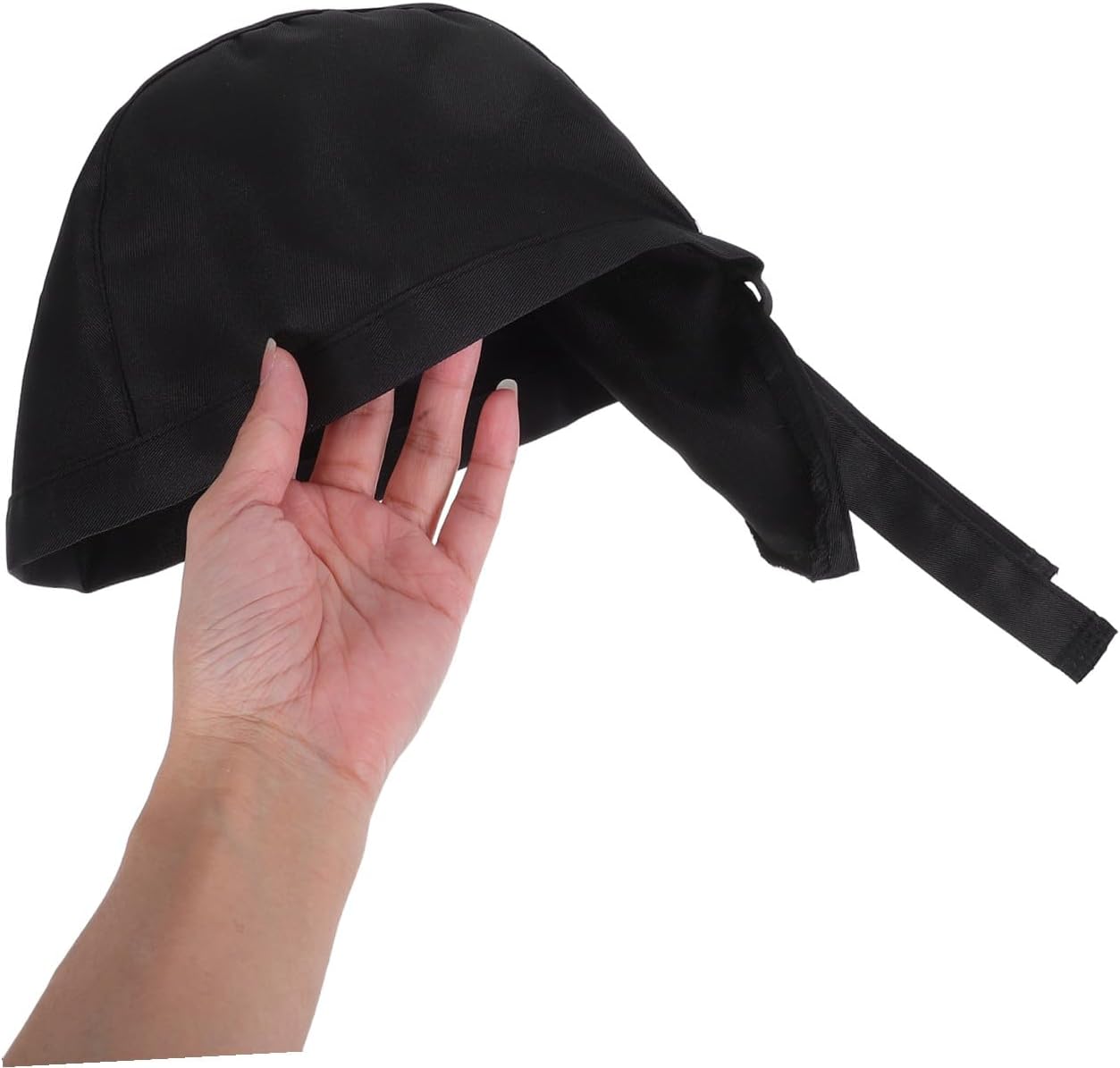 3Pcs Unisex Chef Hats Black Kitchen Catering Caps Elastic Cooking Skull Caps for Chefs Bakers Cooks and Culinary Students Comfortable