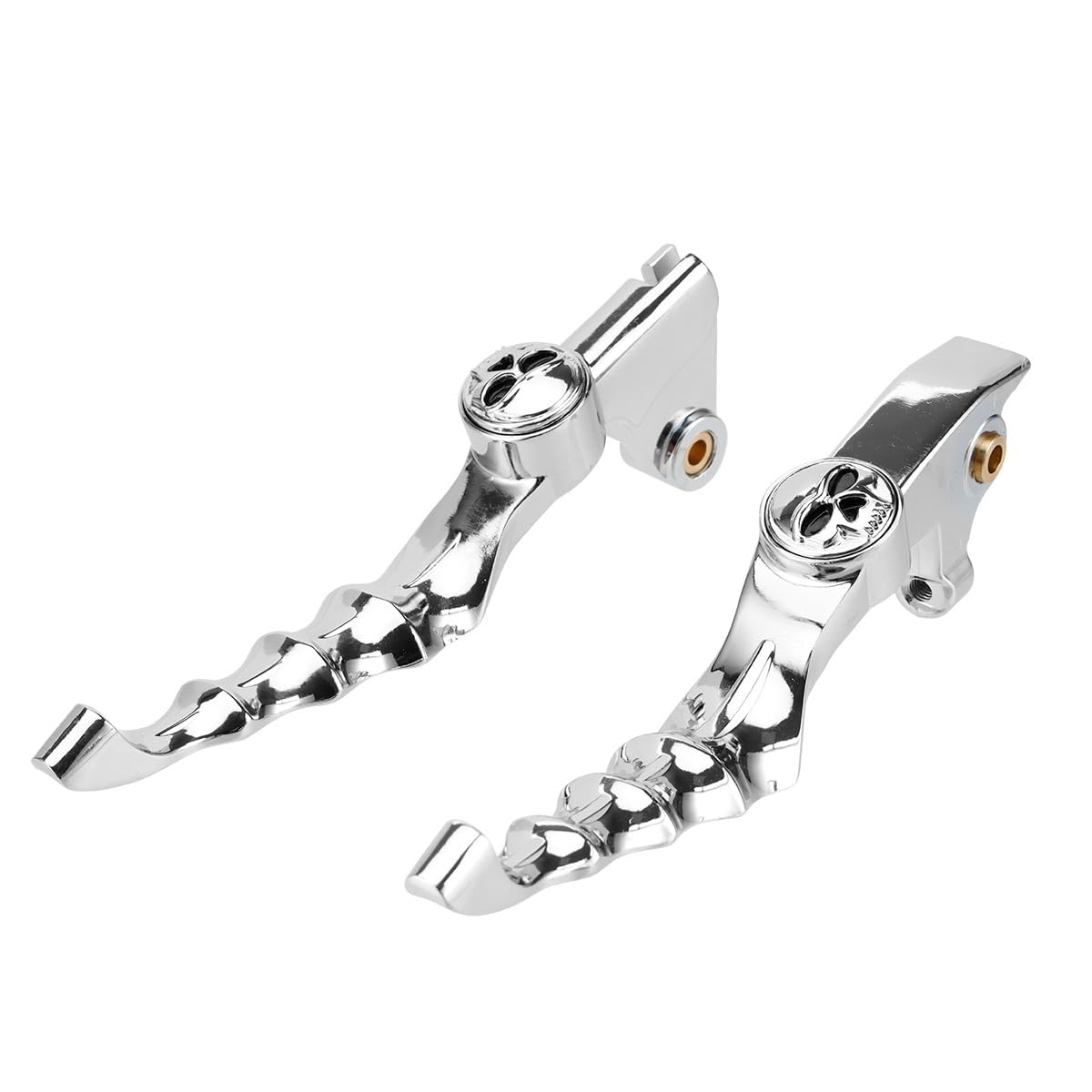 Dźwignia sprzęgła Dźwignia hamulca motocykla Zestaw 2 chromowanych dźwigni hamulca i sprzęgła do motocykli Yamaha VStar Drag Star XVS 400/650 1998-2016 XVS 1100 1999-2009 Motocykl Sprzęgło Hamulcowe