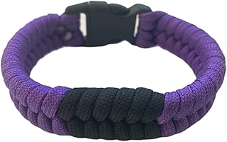 Fight Club Brazilian Jiu Jitsu Ranked Bracelet/BJJ Wristband/Jiu Jitsu Bracelet/Selection of Colours, Purple