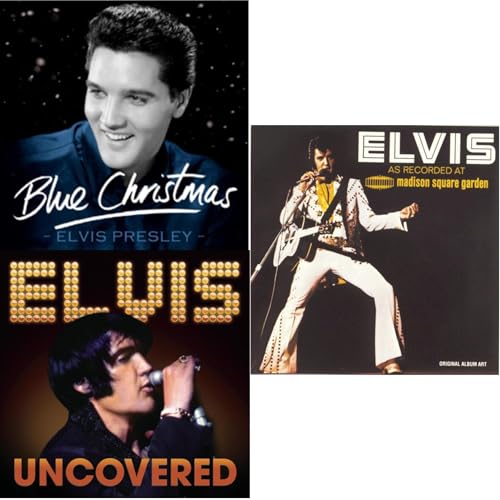 Blue Christmas & Uncovered & Elvis As Recorded At Madison Square Garden Compact Disk Set