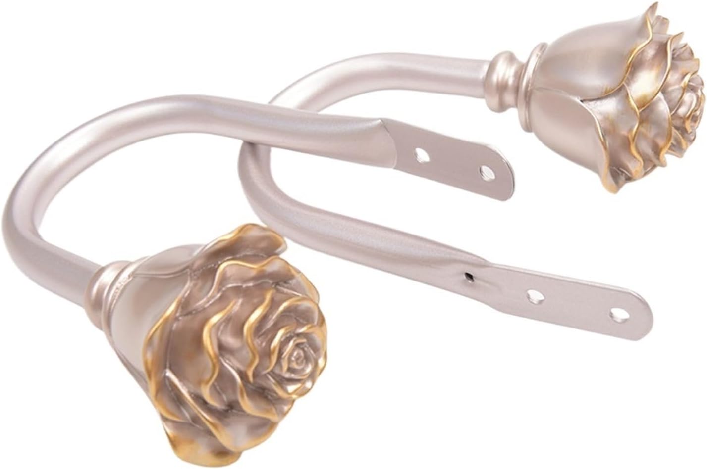 FMURY Curtain Holder Tieback Hooks Tie Back Bedroom Living Room Curtain Decoration Accessories Holdback(D)