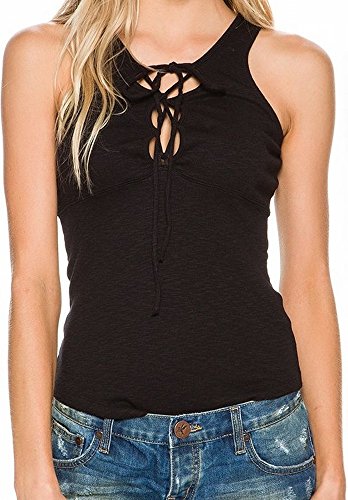 Haut noir L Free People en textile haut de gamme aux finitions raffinées