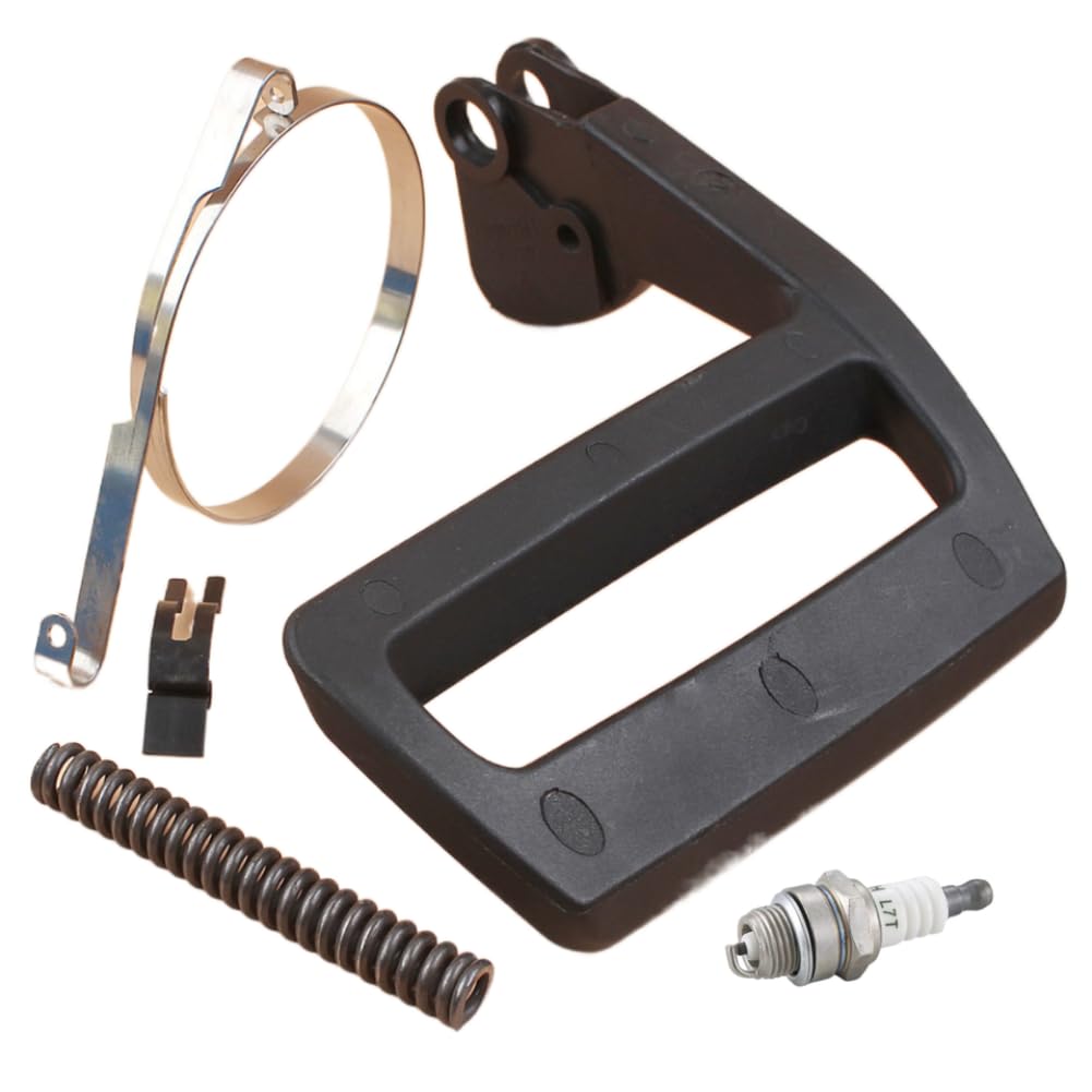 Kit de resorte de banda de nivel de protección de manija delantera de freno de cadena Compatible con motosierra 61 262 266 268 272