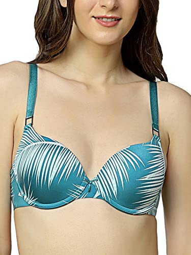 Image of Triumph International Doreen Bra For Women Non Wired Non Padded Wireless Bra Full Coverage Raschel Lace Lingerie Classic High Center Bridge Support Wide Straps Big Cup Bra for Larger Busts Pack Of 1