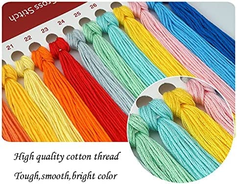 Image of Generic Cowboy Hat & Boots Cross Stitch Kits for Beginners Stamped Cross-Stitch Supplies Needlework DIY 11CT 3 Strands Cotton Thread Printed DIY Needlepoint Kits 50x50cm (uo79), YYP EMB 37XUO79