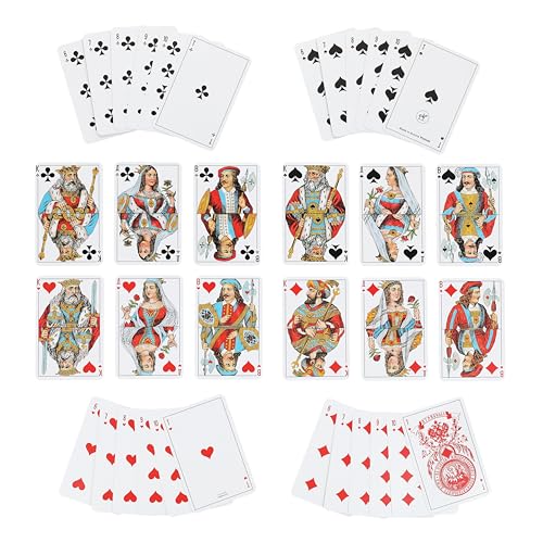 Piatnik Great Russia Standard – 36 Spielkarten im russischen Design, Bube Dame König illustriert, Ass mit „T“ gekennzeichnet, ideal für Durak, Skat, Jass u.v.m. – Bild 4