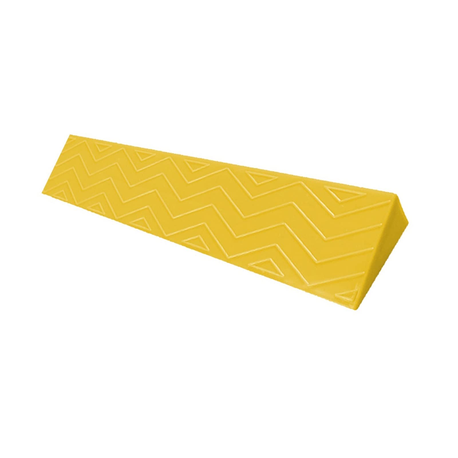 Generico Rampa Antiscivolo in plastica Gialla per sedie a rotelle, Ideale per Porte, Scale e marciapiedi - Soglia di 4 cm, rampa di Accesso per Scooter per disabili e sedie a rotelle, Resistente e Si