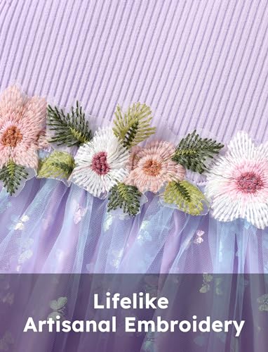 Image of PATPAT Girls Tulle Tutu Party Birthday Princess Formal Fancy Princess Dress