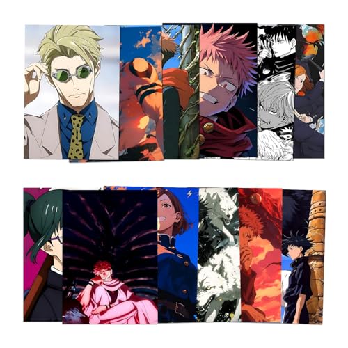 Image of Wallgasm Jujutsu Kaisen Poster Set of 20, A4 Size 300 GSM - Jujutsu Kaisen | Anime | Otaku Posters | Posters for Room | Gifts for Anime Fans
