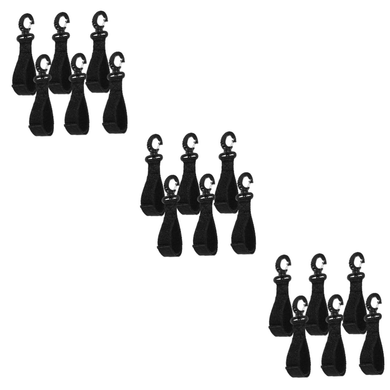 Abaodam Ocean Cordage Fixé Crochet pour Voilier Crochet De Voilier Crochet De Cravate De Yacht Fournitures De Kayak Crochet D'amarrage Pratique Plastique Black