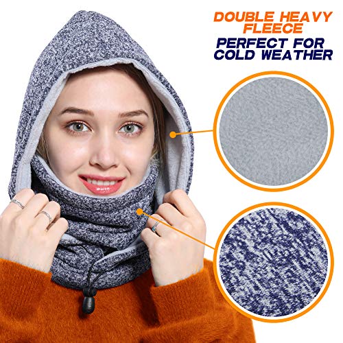Ritoper Ski Mask Face Mask Women Balaclava Fleece Hood Winter Face Mask Head Warmer Face Warmer For Snowboarding Cycling Dog Walking #TOP3