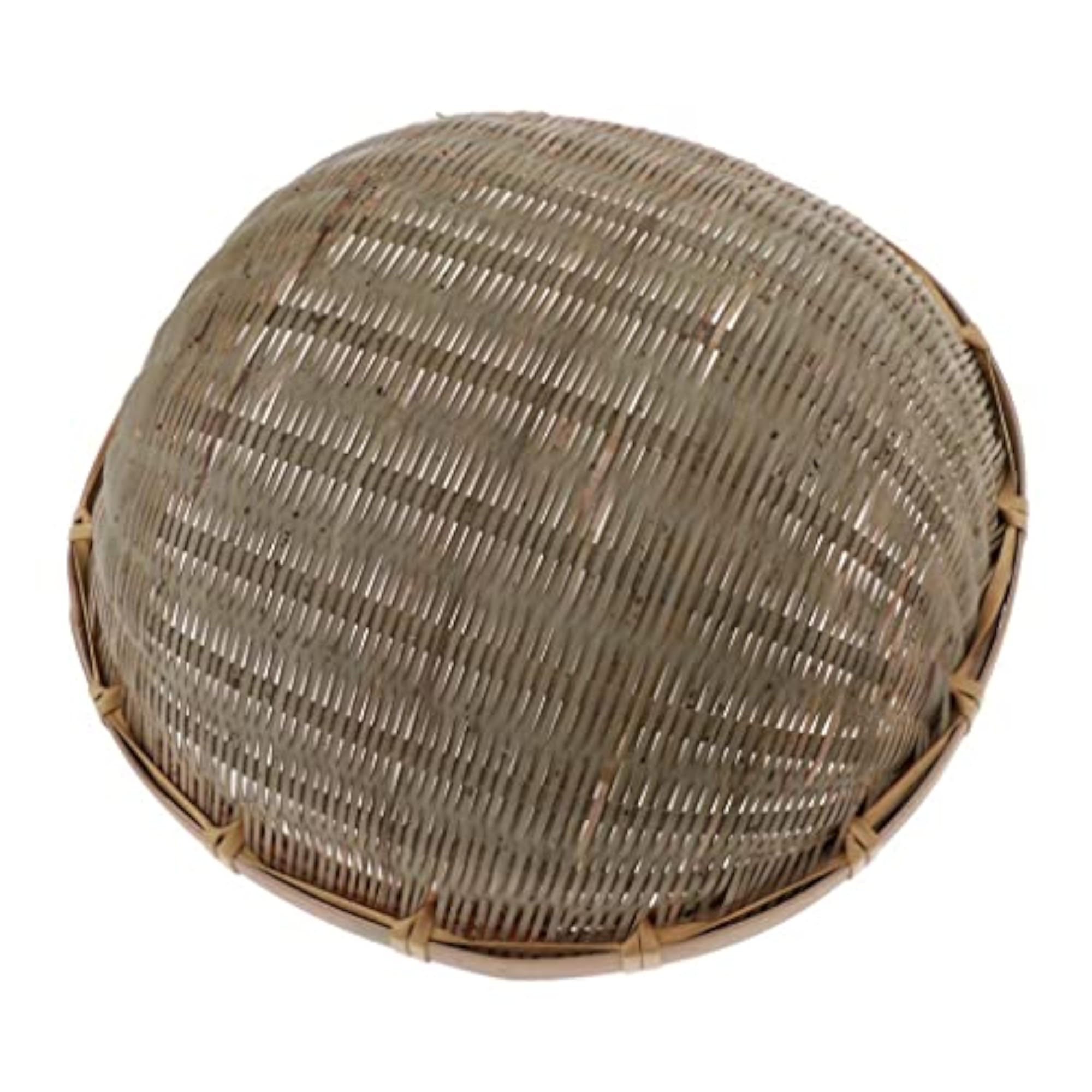 Handmade Bamboo Weaved Basket, Stackable Handicraft