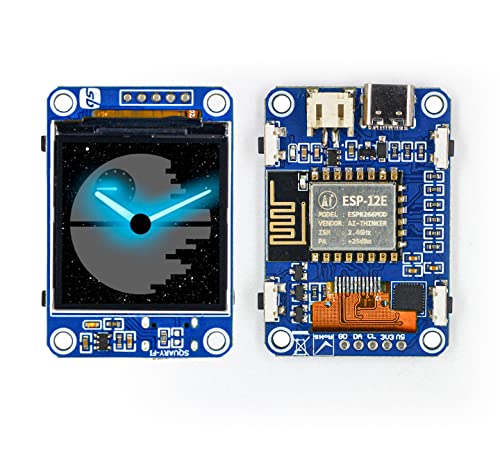 Écran LCD 1,54" ESP8266 SquaryFi avec pilote GC9A01 et interface SPI