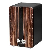 Sela quality - Made in Germany Casela Black Edition with Sela Hard Splash playing surface in Dark Nut Removable Sela snare system and special clap corners Solid, rounded corners of finest maple wood Extra-strong 15 mm birch body, 11 layers, Dimension...