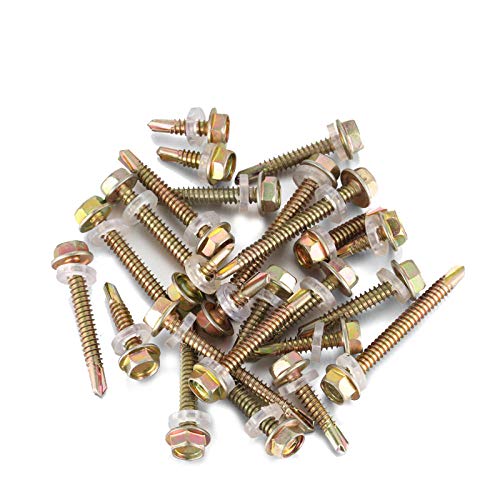 Vis autotaraudeuses M6,3 * 150 mm de précision à empreinte hexagonale robuste - 2