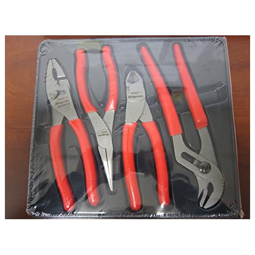 Snap-On 4-Piece Pliers and Cutter Set, Part #PL400B