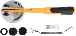 Detector de Metales Mano for Adultos, Sumergible Recargable con alertas luz Sonora