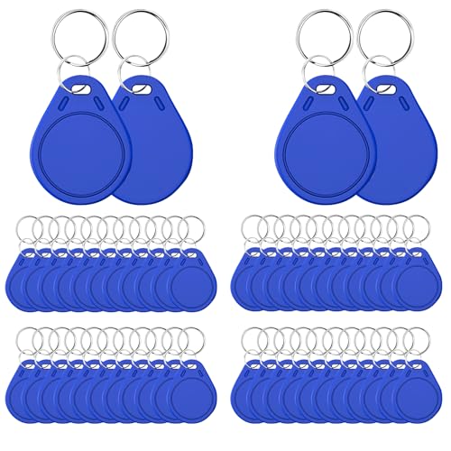 JOJOCY 50pcs Mi-fare Ultra-Light C ULC NFC Key Fobs, 13.56MHz