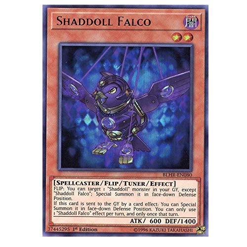 Shaddoll Falco BLHR-EN080 Ultra Rare lot de 3 cartes Yu-Gi-Oh de collection Mint