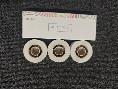 InkWon D110/D11S 熱転写プリンター用 耐水・耐油サーマルラベル紙,ホワイト15*40mm