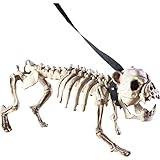 Posable Skeleton Dog Halloween Decoration