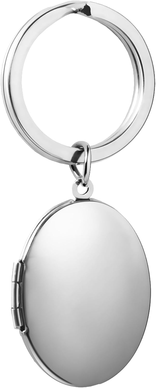 PHOCKSIN Oval Locket Keychain Perfect Fathers Day Tunisia Ubuy - Main Image