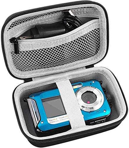 Digital Camera Case Compatible with YISENCE/for AbergBest 21 Mega Pixels 2.7" LCD Rechargeable HD/for Canon PowerShot ELPH 180 190/ for Sony DSCW800 DSCW830 Digital Camera with SD Card and Cable