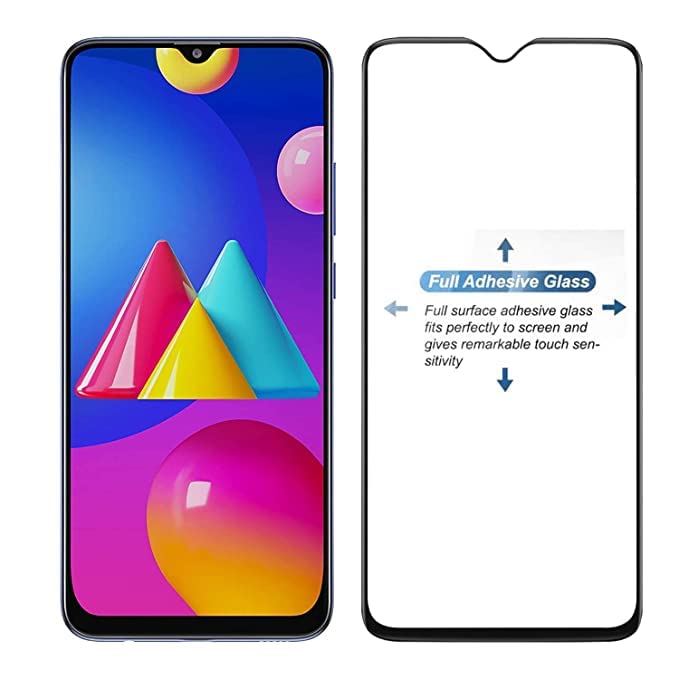 Image of Screen Protector for Oppo A17 (Black) Tempered Glass Edge-to-Edge 6D Screen Guard With Installation Kit