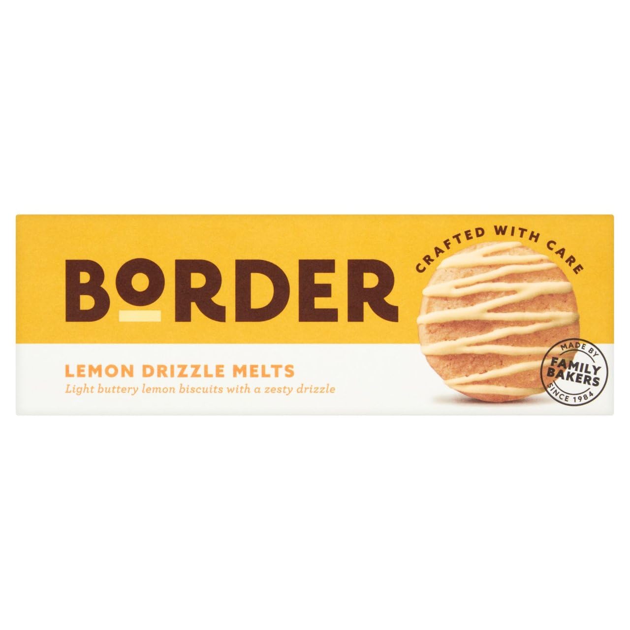 Borders Biscuits Lemon Drizzle Melts 140g (12 x 140g)