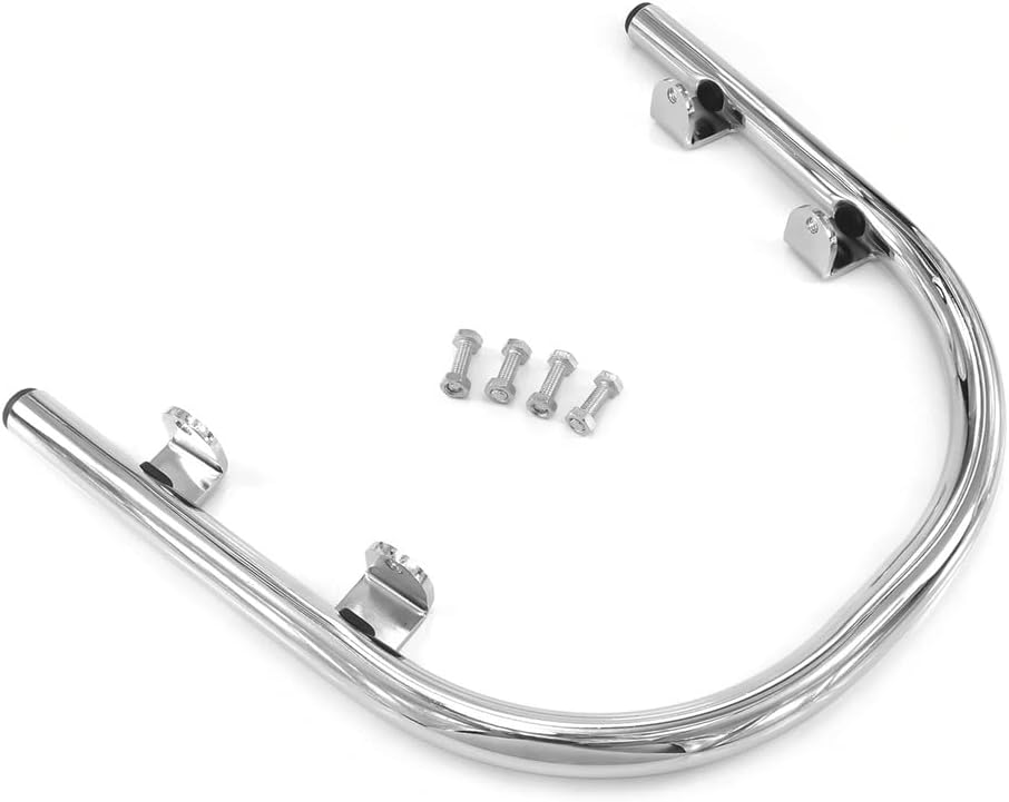 Motorcycle Accessories Front Fender Mudguard Bumper Crash Bar Guard Bracket Support Falling Protection for GTS 200 250 300 2013-2020 2021 (B Silver)