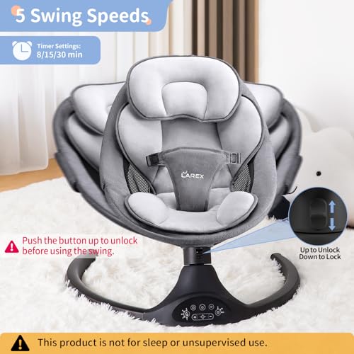 Baby Rocker and Swing with Bluetooth