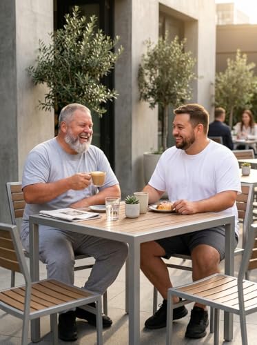 Image of MC BIG & TALL Men's Big and Tall T-Shirts - Stretch Cotton Crewneck T-Shirt Sizes 3X-10X - Durable & Breathable Everyday Tee