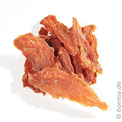 BONTOY Hähnchenbrustfilet I 150g I im Wiederverschließbarem Beutel I schonend Luftgetrocknet I Kauspaß für ihren Hund (10 Pack)