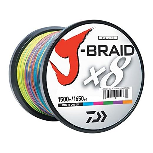 J-BRAIDX8, Bulk, Multi-Color, Mono Dia.= 20lb.