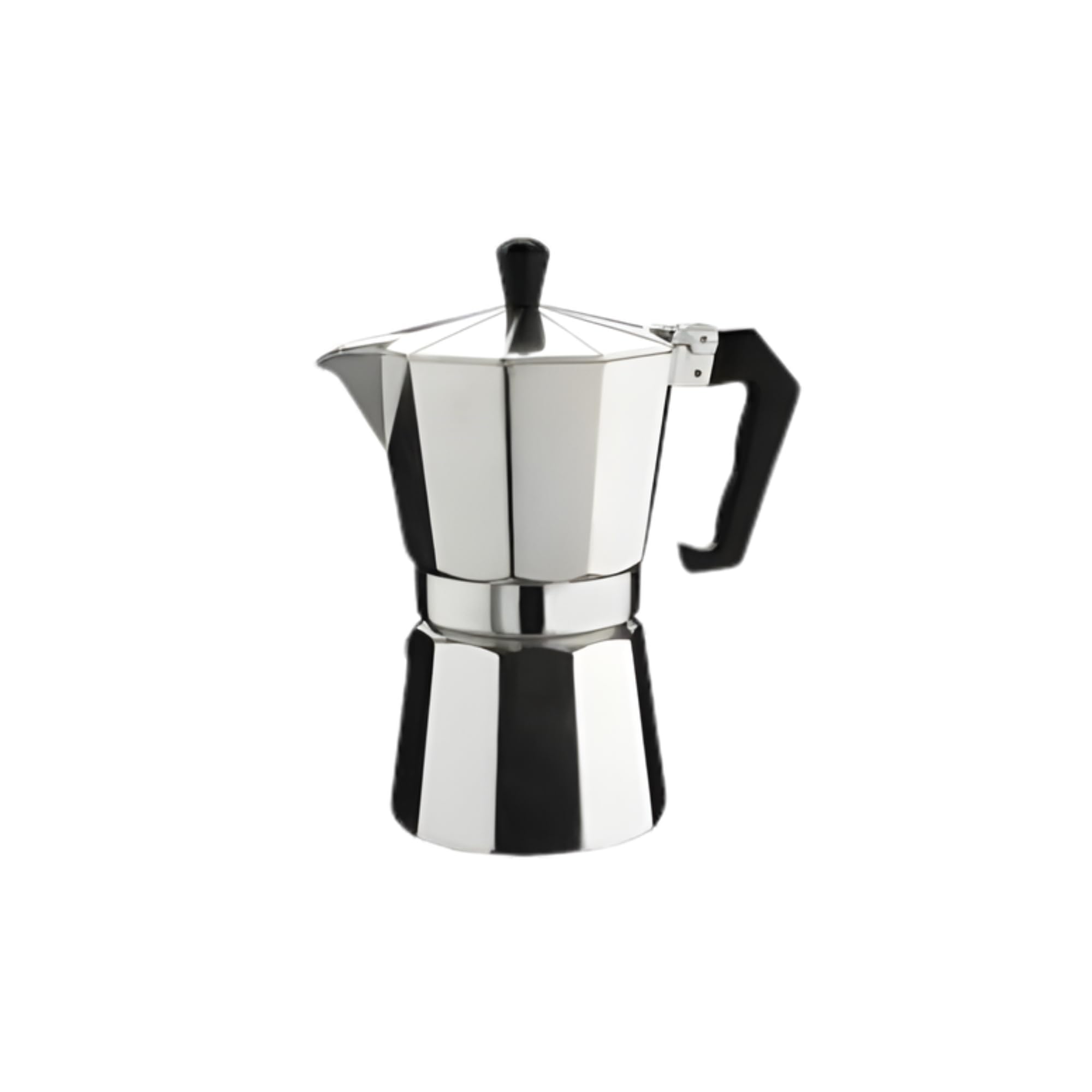 Italian Espresso Coffee Moka Pot Stove Top Coffee Maker, Aluminum Classic Filter Espresso Percolator for Italian & Cuban Coffee Brewing, for Home Kitchen & Camping (2 cup / 100 ml)