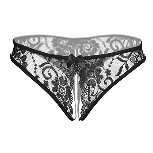 Justgoo Womens Sexy Thongs No Show Panties Underwear Low Rise T-Back Underpants Pack Of 6 #TOP2