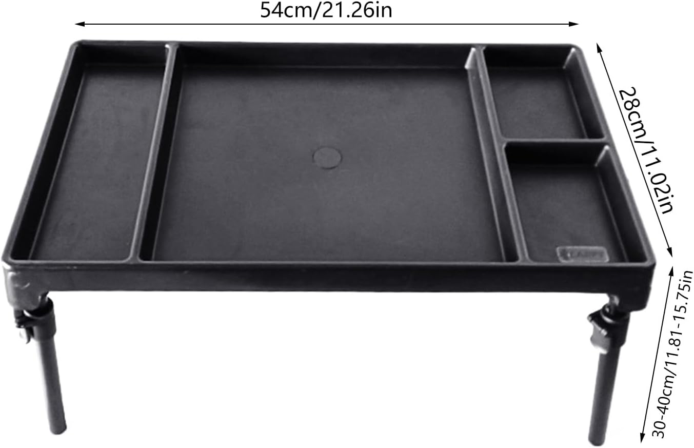 Picnics Hiking Fishing Table with Extendable Leg Folding Baits Tables Portable Picnics Desk for Outdoor Cooking Hiking