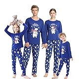 Vopmocld Christmas Family Matching Pajama Red Holiday Pjs Sets Cotton Sleepwear Polar Bear PJS,...