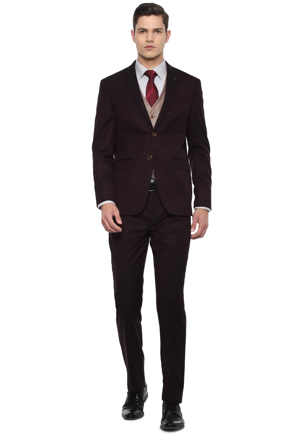 louis philippe Men's Polyester Blend Three Piece Suit-Dress Set-picture-26