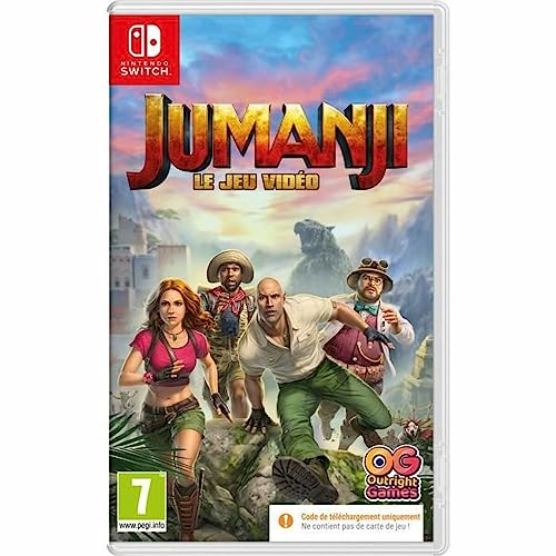 JUMANJI LE JEU VIDEO CODE IN THE BOX SWITCH idée cadeau anniversaire enfant