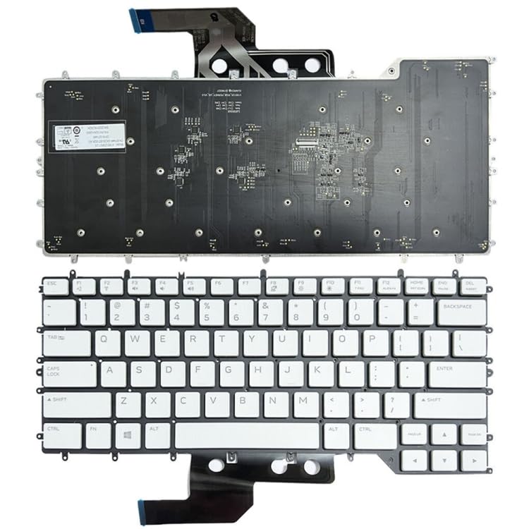 Clavier ordinateur portable version US idéal pour le travail de nuit en RGB