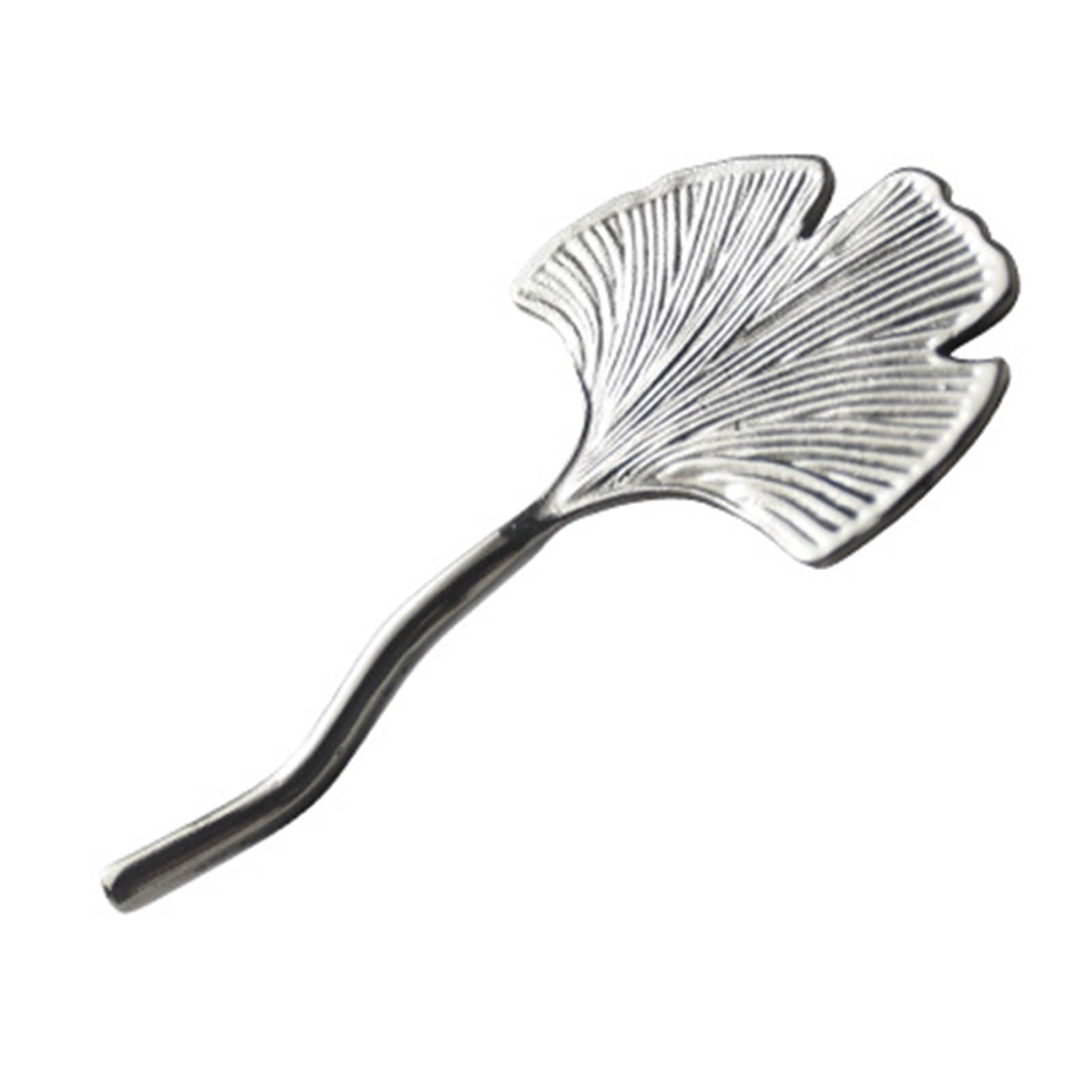 Xinsheinelry Stainless Steel Chopstick Holder Ginkgos Shaped Spoon Rest for Dining Table Cutlery Tableware Stand Dishwasher Safe Chopsticks Stand
