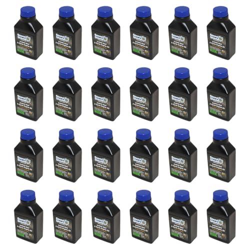 Aceite para motor 2 ciclos 2.6 oz x24 botellas miniatura 6