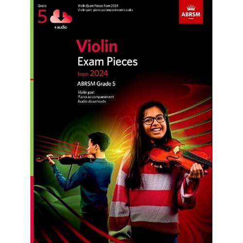 Violin Exam Pieces from 2024, ABRSM Grade 5, Violin Part, Piano Accompaniment &amp; Audio (ABRSM Exam Pieces)
