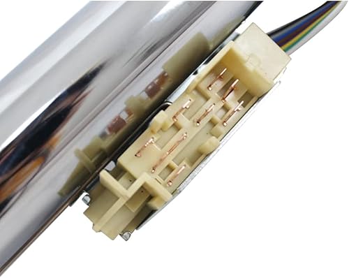 Miniatura 3 de Columna de dirección inclinable estilo GM cromado de 33 pulgadas con llave para Chevrolet C10 Truck 1948-1975 Fleetline Buick Pontiac