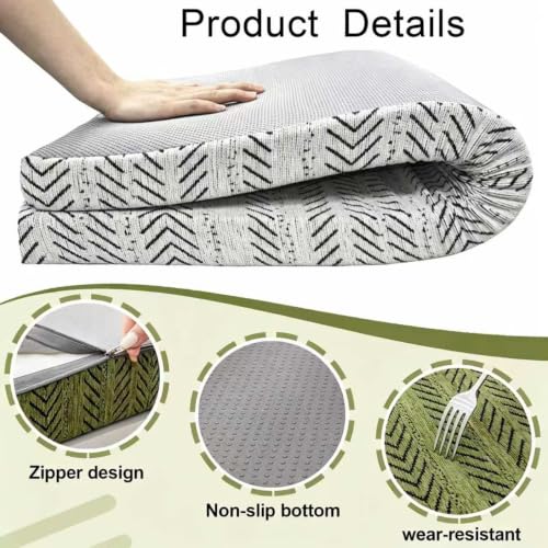 Coussin de banc sur mesure dehoussable et lavable avec mousse haute densite