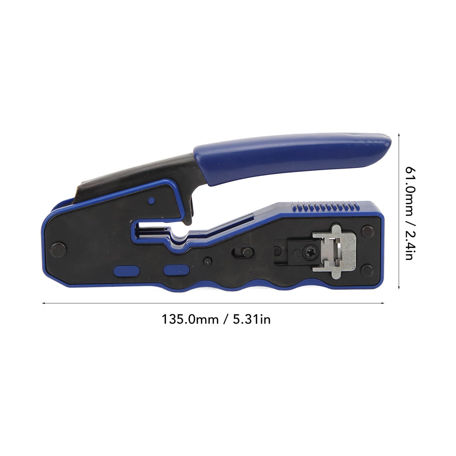 Tester Per Cavi di Rete RJ45 E Strumento di Crimpatura Se, Kit Crimpatrice Ethernet Professionale Per Manutenzione E Riparazione Efficienti dei Cavi Ethernet
