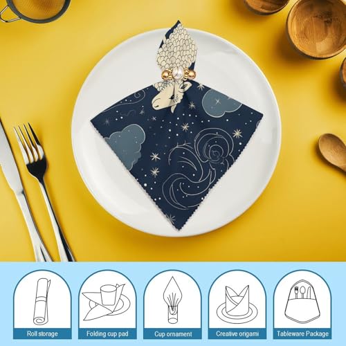 Servilletas de Tela Reutilizables Set de 2 18.7x18.7 in miniatura 7