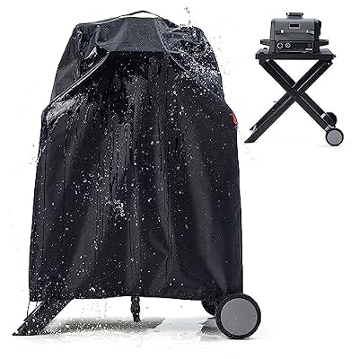 Waterproof Cover for Ninja Woodfire Outdoor Grill on XSKSTAND Woodfire Collapsible Stand, Outdoor Grill Accessories for Ninja Wood Fire Smoker OG700 Series (Cover Only)